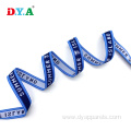 woven webbing tape 20mm blue jacquard polyester webbing